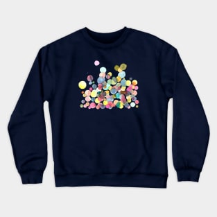 Colorful Watercolor Dots Crewneck Sweatshirt